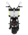 back view of Eahora M1PS + Rear Seat + Tailbox 4000W chopper-style electric scooter