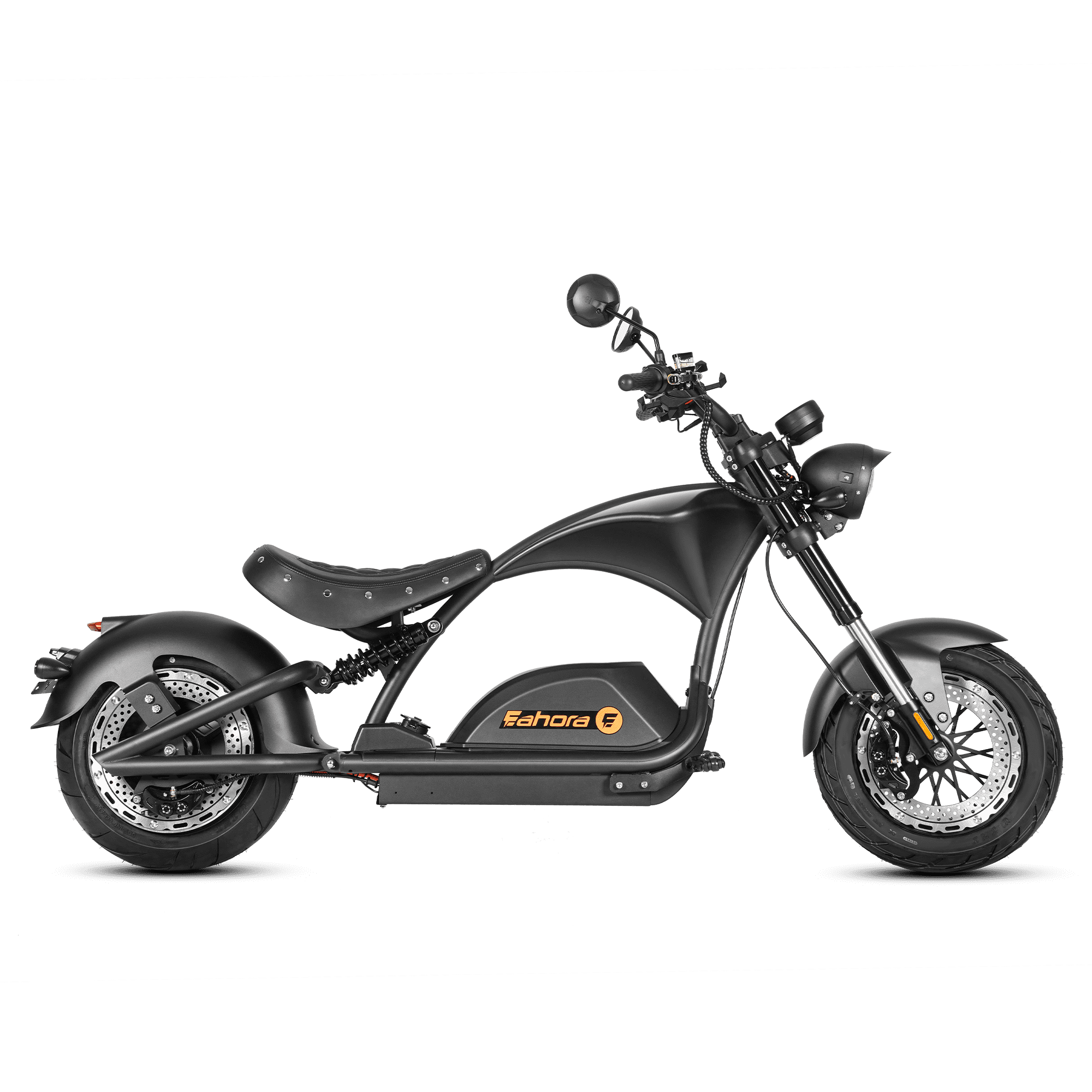 Eahora M1PS 4000W Electric Chopper Scooter 40Ah Jet Black Eahora Scooter