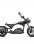 4000W Electric Chopper Motorcycle- Fat Tire Electric Scooter- Eahora 4000W M1PS- black