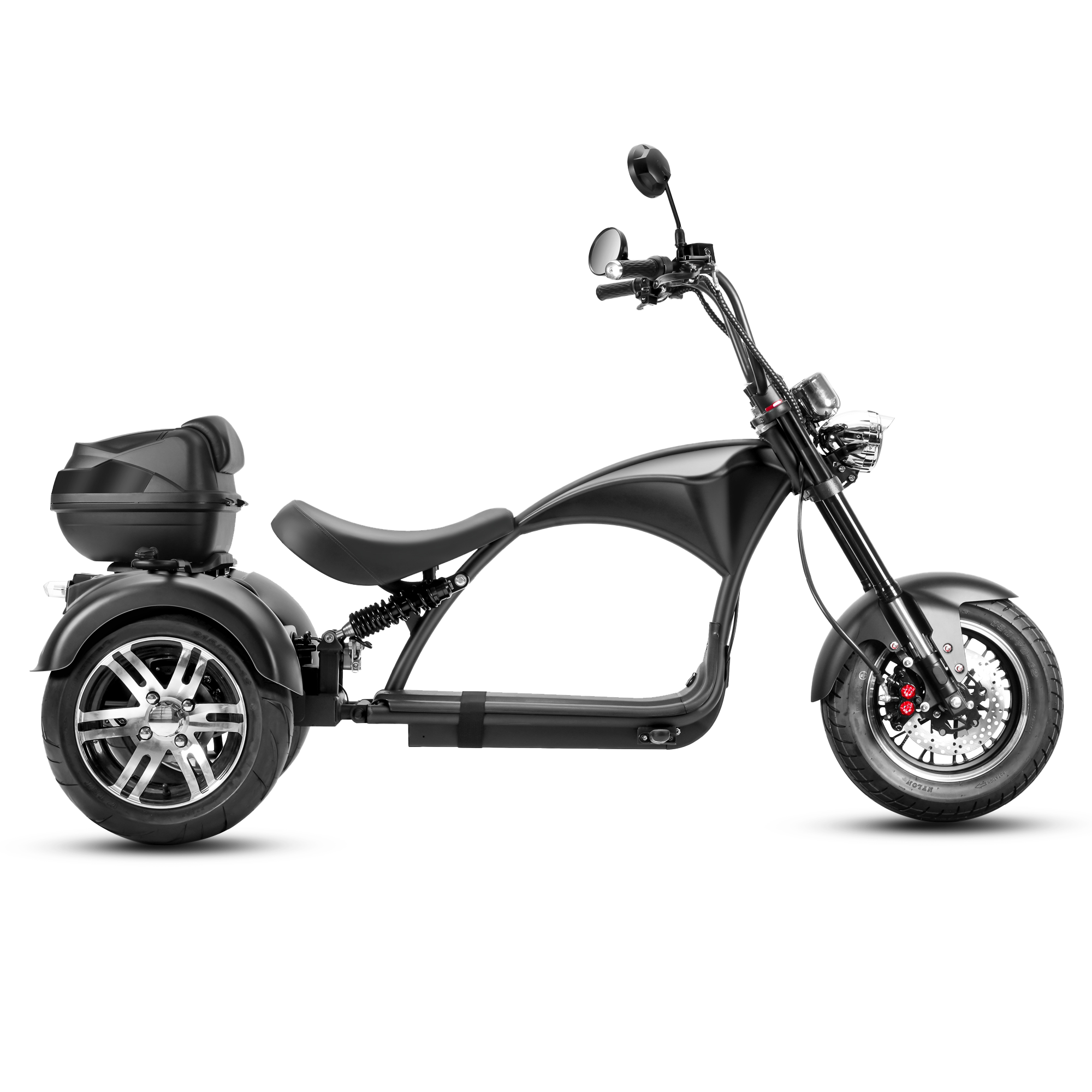 Eahora M1P Trike: 2000W Electric Trike Scooter, Black – Eahora Scooter - Main Image