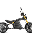 Eahora M8S Black 4000W electric chopper motorcycle side view