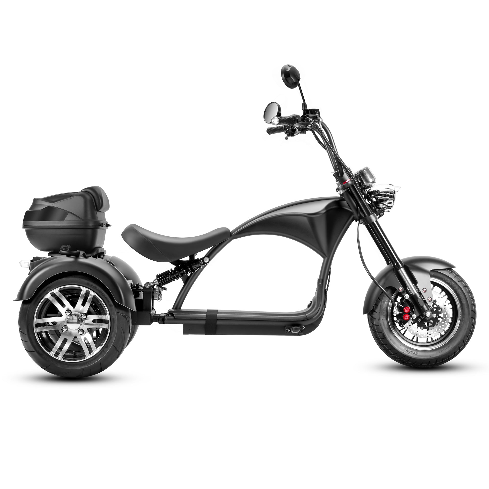 Eahora M1P Trike: 2000W Electric Trike Scooter, Black – Eahora Scooter