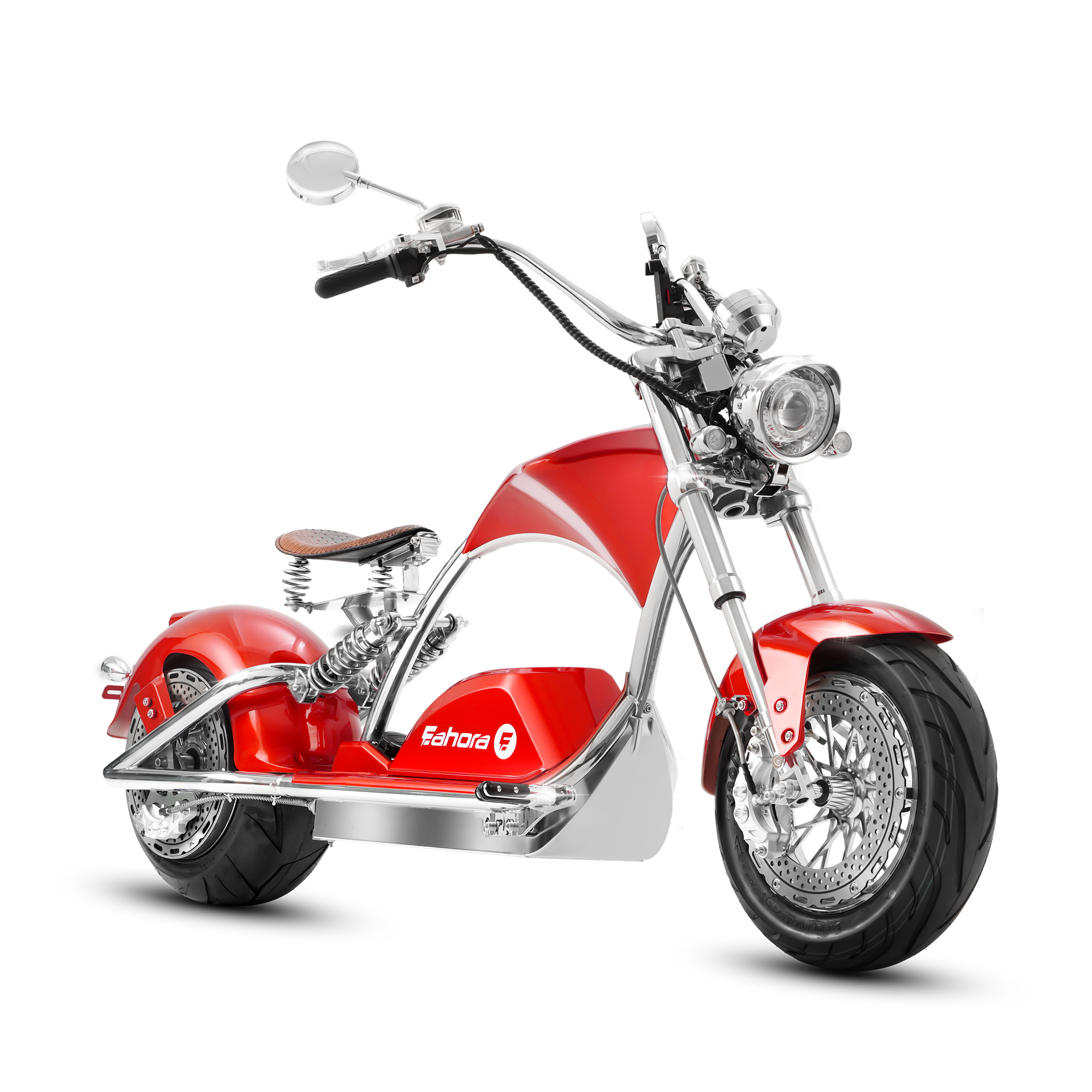 4000W Electric Chopper Scooter_Fat Tire Electric Scooter_Eahora 4000W Plating M1PS_Red