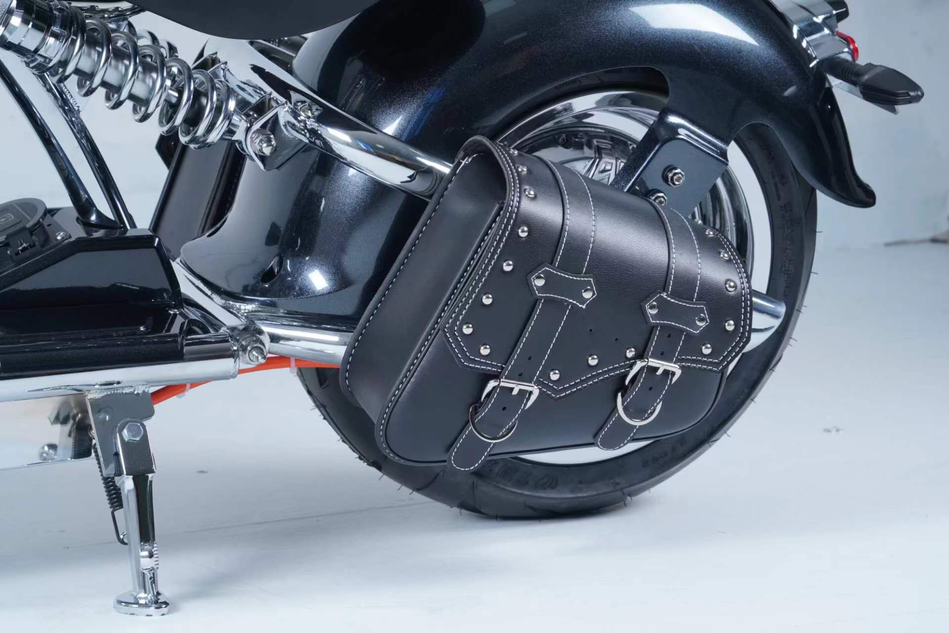 Heavy Duty Saddlebag Rack (Both Sides) BMW R12 Cruiser - Satin Black - La Poderosa Goods