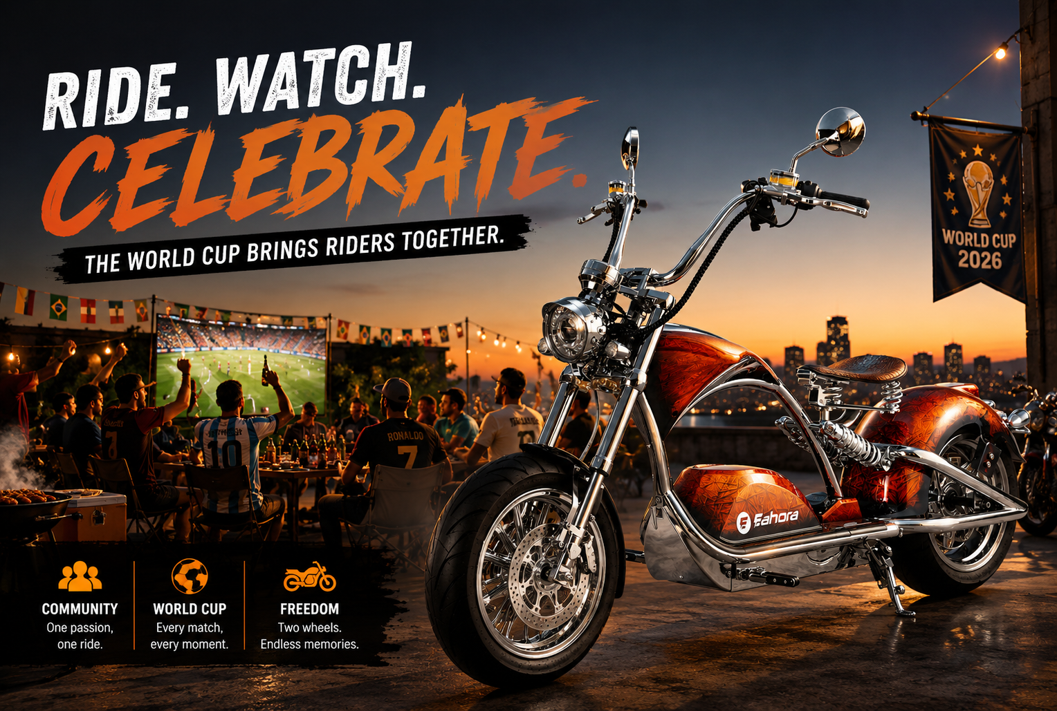 Ride, Watch, Celebrate: How the World Cup Brings Riders Together page