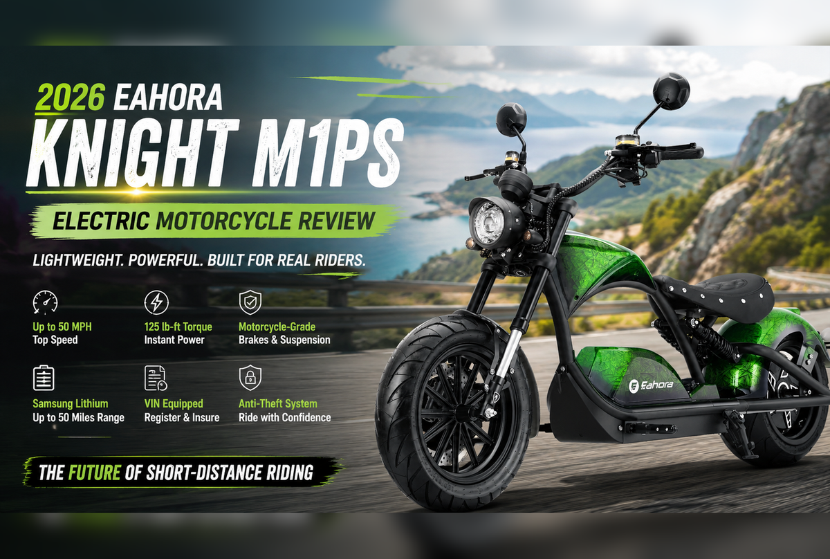 The New Standard for Lightweight Riding: 2026 Eahora Knight M1PS Electric Motorcycle Review