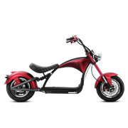 3000W Electric Chopper Scooter_Fat Tire Electric Scooter_Eahora M1P Plus_Red 1