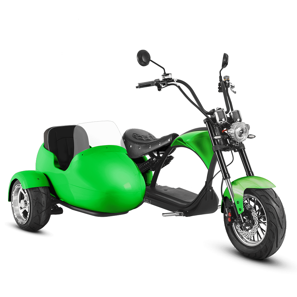 Eahora M1P Sidecar Set: Trike Scooter, Apple Green – Eahora Scooter