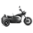 Eahora 4000W M1PS + Sidecar - Black electric chopper motorcycle side view