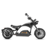 4000W Electric Chopper Motorcycle- Fat Tire Electric Scooter- Eahora 4000W M1PS- black