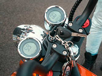 Motorcycle LCD Gauge - Dual Digital Speedometer - Smart Display - Eahora Two-seat M1