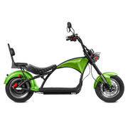 3000W Street Legal Scooters_Electric Scooter Seat_Eahora Two-seat M1_Apple_Green 2