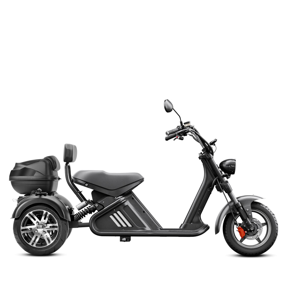 2000W Electric Trike Scooter Eahora M2 Trike Black
