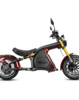 Eahora Bad Boy M8S Garnet 4000W electric chopper motorcycle side view