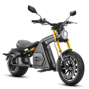 4000W Electric Motorcycle Scooter- Big Wheel Electric Scooter- Eahora 4000W M8S-Black