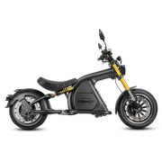 4000W Electric Motorcycle Scooter- Big Wheel Electric Scooter- Eahora 4000W M8S-Black
