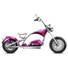 Eahora Chrome M1PS Vixen Red 4000W electric chopper motorcycle side view