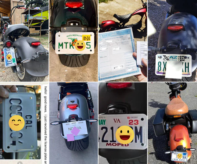 LICENSE PLATE - Eahora Scooter