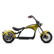 2000W Electric Chopper Scooter_Fat Tire Electric Scooter_Eahora Emars M1P_Old Gold