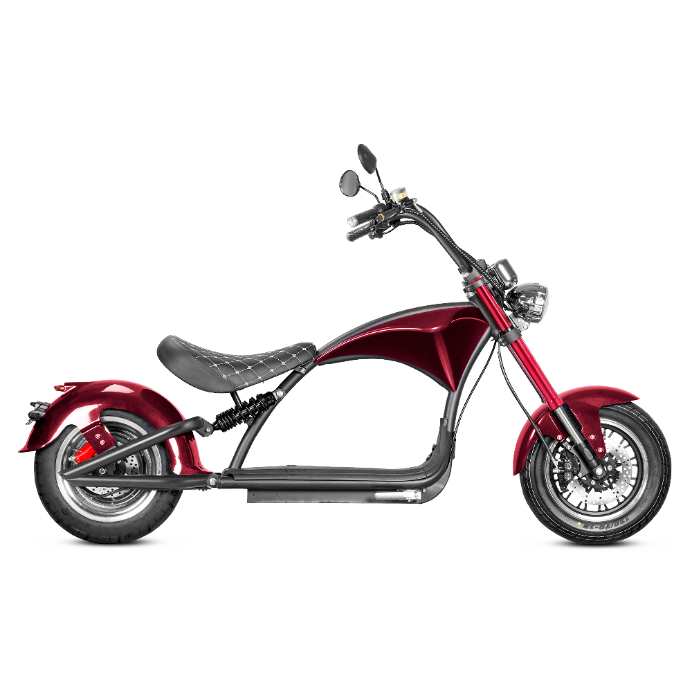 2000W Electric Chopper Scooter_Fat Tire Electric Scooter_Eahora Emars M1P_Garnet1