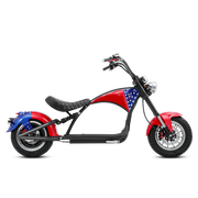 2000W Electric Chopper Scooter_Fat Tire Electric Scooter_Eahora Emars M1P_Old Glory1