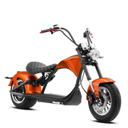 2000W Electric Chopper Scooter_Fat Tire Electric Scooter_Eahora Emars M1P_Orange2