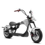 2000W Electric Chopper Scooter_Fat Tire Electric Scooter_Eahora Emars M1P_Space Silver2
