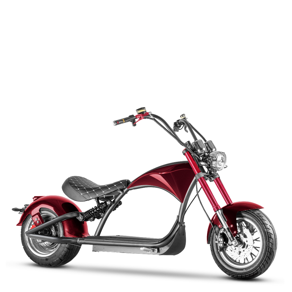 2000W Electric Chopper Scooter_Fat Tire Electric Scooter_Eahora Emars M1P_Garnet2