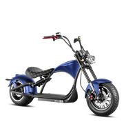 2000W Electric Chopper Scooter_Fat Tire Electric Scooter_Eahora Emars M1P_Blueberries Blue2