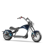 2000W Electric Chopper Scooter_Fat Tire Electric Scooter_Eahora Emars M1P_Aquamarine2