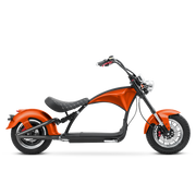3000W Electric Chopper Scooter_Fat Tire Electric Scooter_Eahora M1P Plus_Orange1
