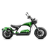 Eahora M1PS chopper electric motorcycle in Outlaw Green side view 