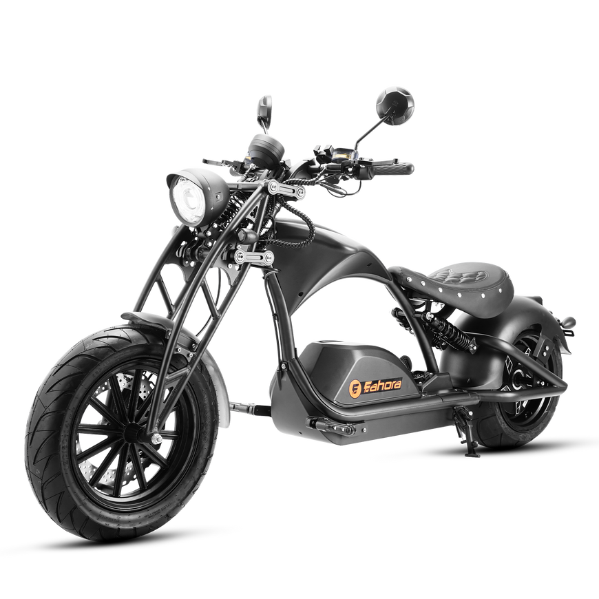 Eahora Knight M1PS 4000W Chopper Scooter,Black(28mph Limited Speed ...