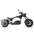 Eahora M1PS chopper electric motorcycle 4000W Ironbone Horse, Girder front fork, side view 