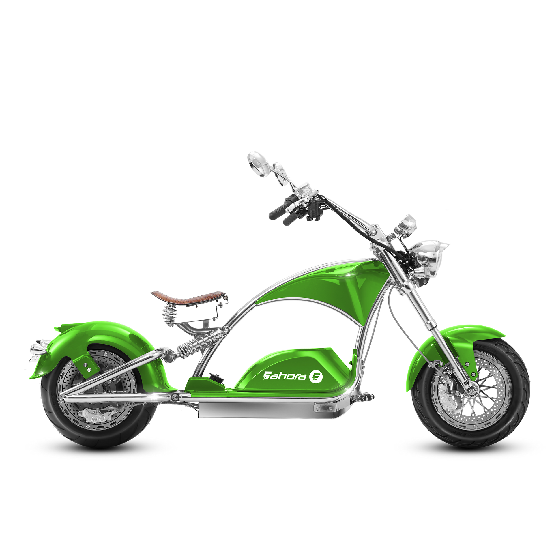 4000W Electric Chopper Scooter_Fat Tire Electric Scooter_Eahora 4000W Plating M1PS_Apple Green
