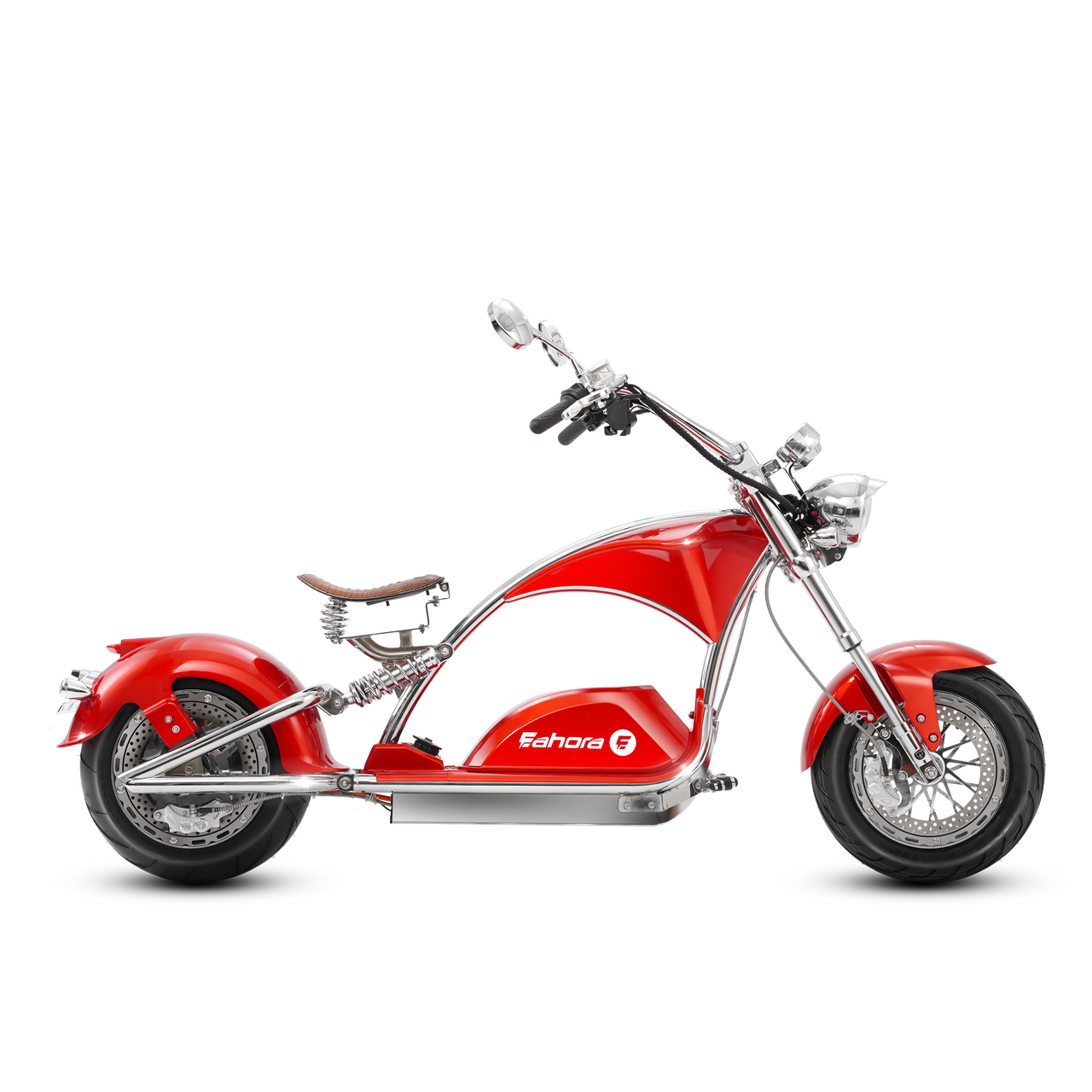 4000W Electric Chopper Scooter_Fat Tire Electric Scooter_Eahora 4000W Plating M1PS_Red