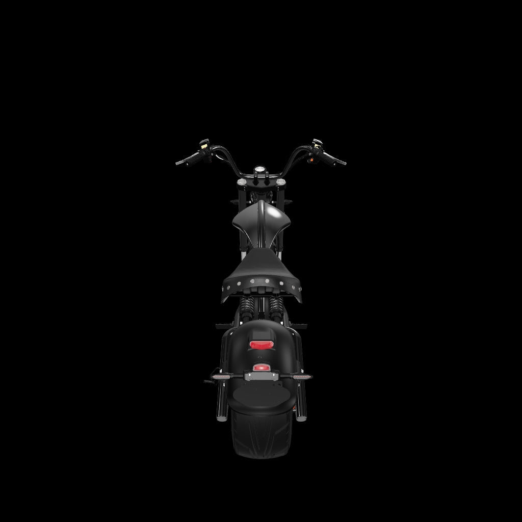 4000W Electric Motorcycle Scooter- Fat Tire Electric Scooter- Eahora 4000W M1PS- black-3D photos