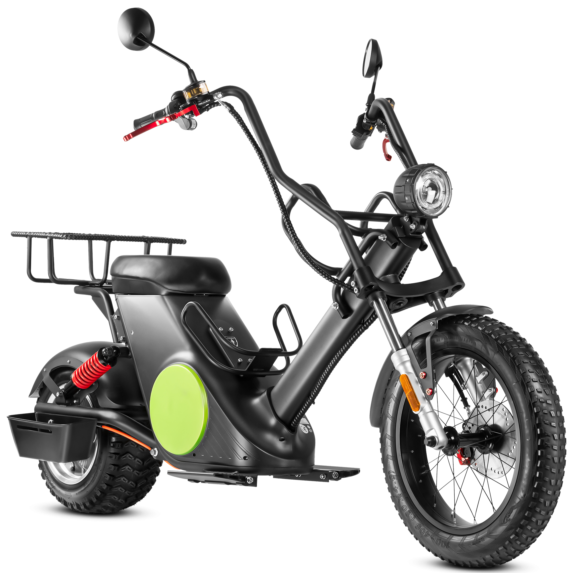 Eahora Golf M6G 2000W Electric Scooter With 60V 25AH 1.5KWH Battery - 20MPH  - Black