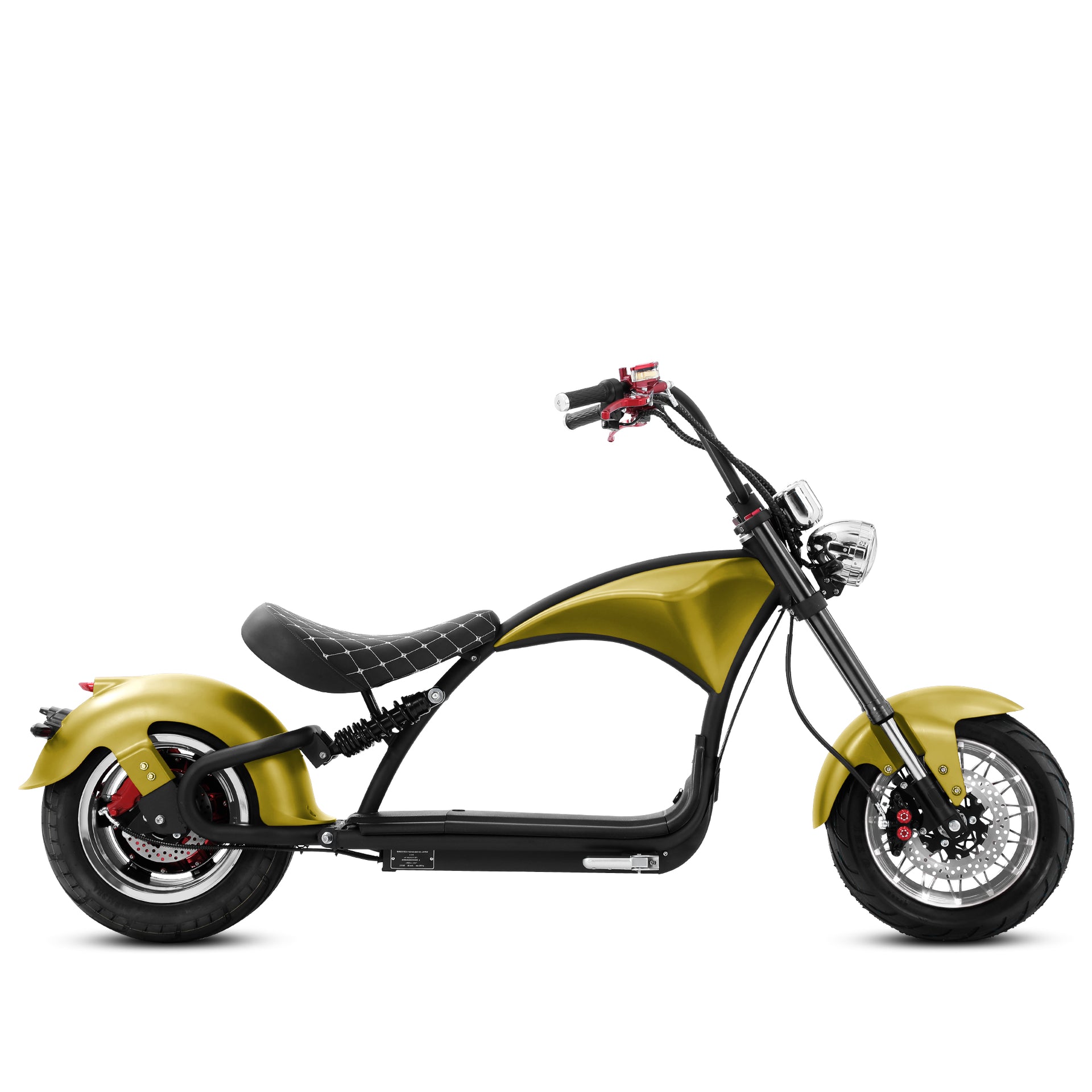 Eahora Emars M1P 2000W Electric Scooter With 60V 30AH 1.8KWH Battery - 37MPH - Old Gold