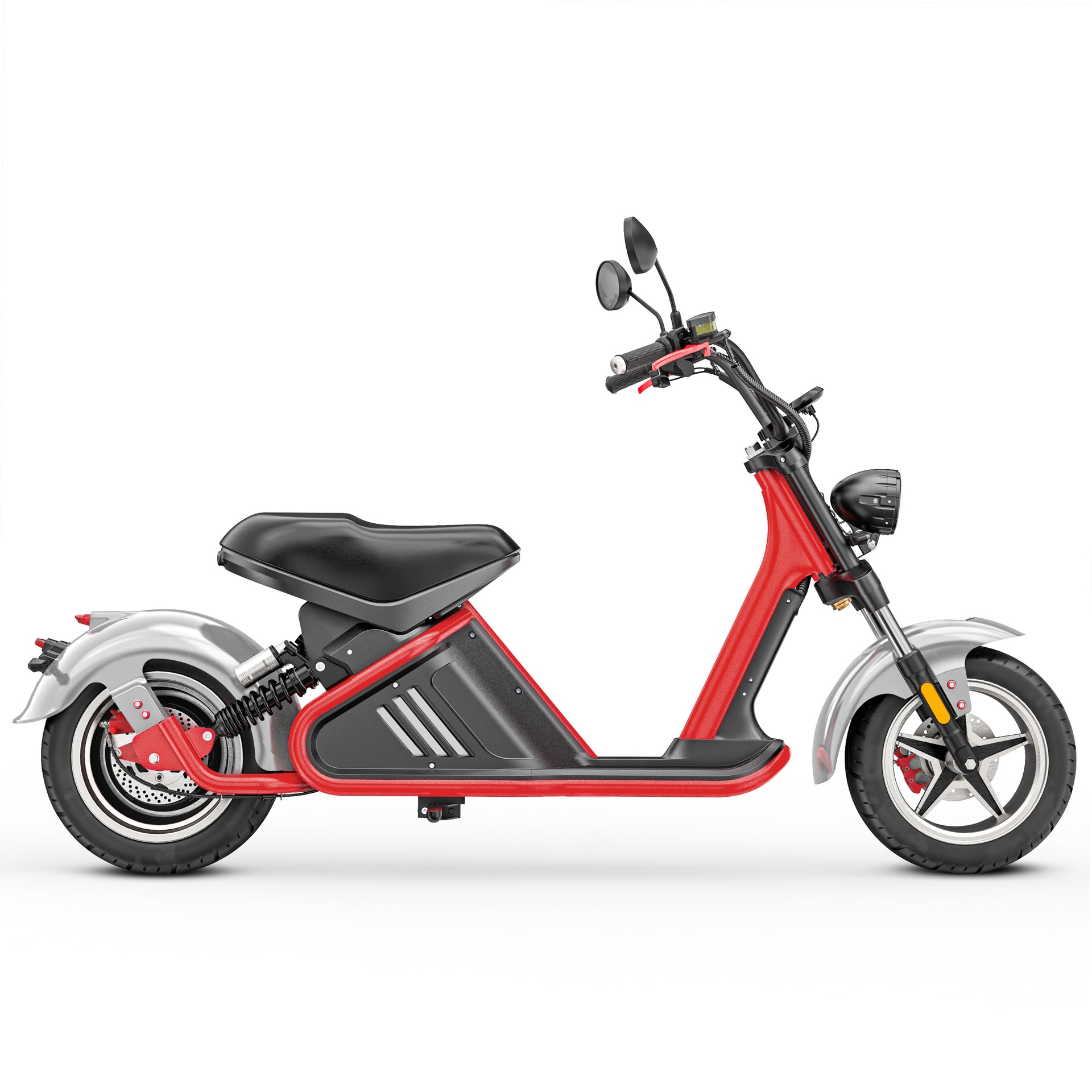 Eahora Etwister M2 3000W Electric Scooter With 60V 40AH 2.4KWH Battery - 46MPH  - Silver