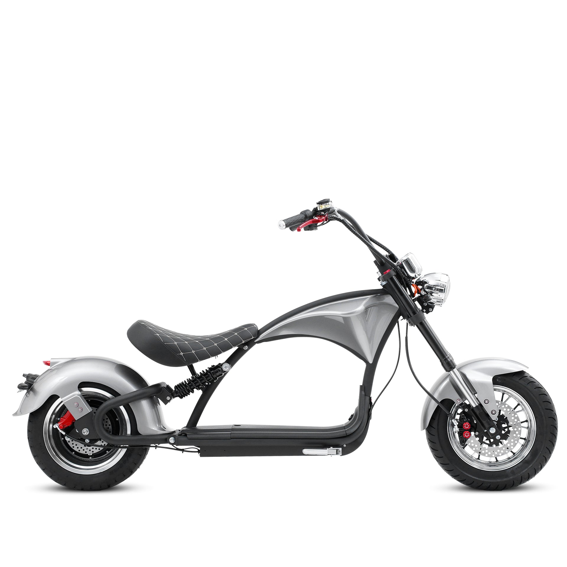  Eahora Emars M1P 2000W Electric Scooter With 60V 30AH 1.8KWH Battery - 37MPH -Silver