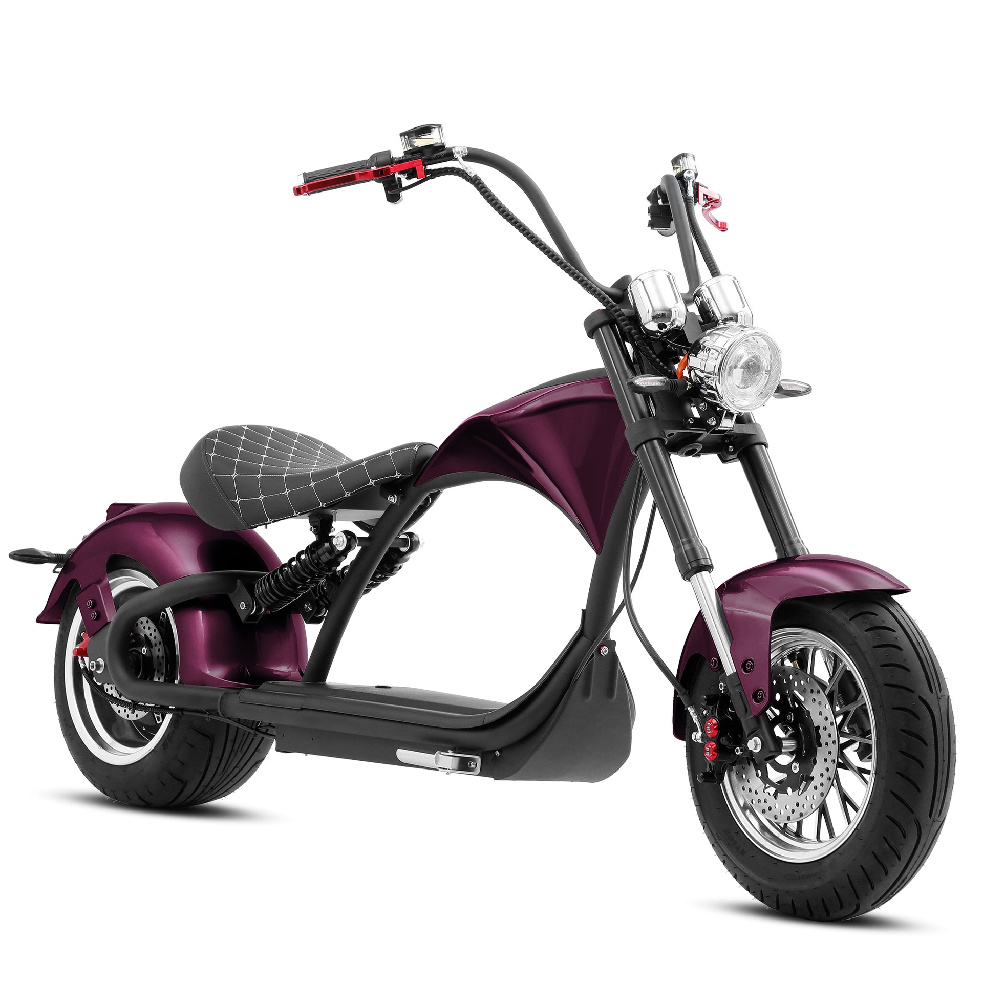 Eahora Emars M1P 2000W Electric Scooter With 60V 30AH 1.8KWH Battery - 37MPH -Purple
