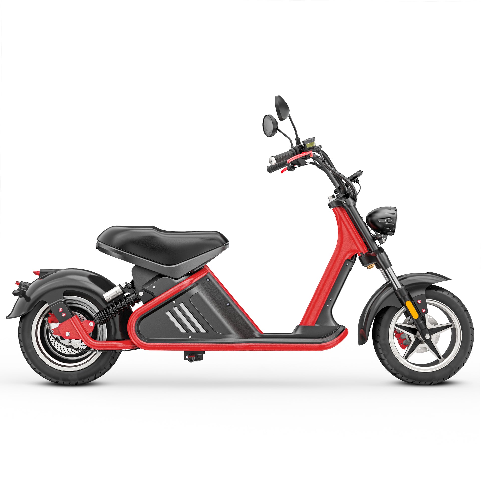 Eahora Etwister M2 3000W Electric Scooter With 60V 40AH 2.4KWH Battery - 46MPH  - Red