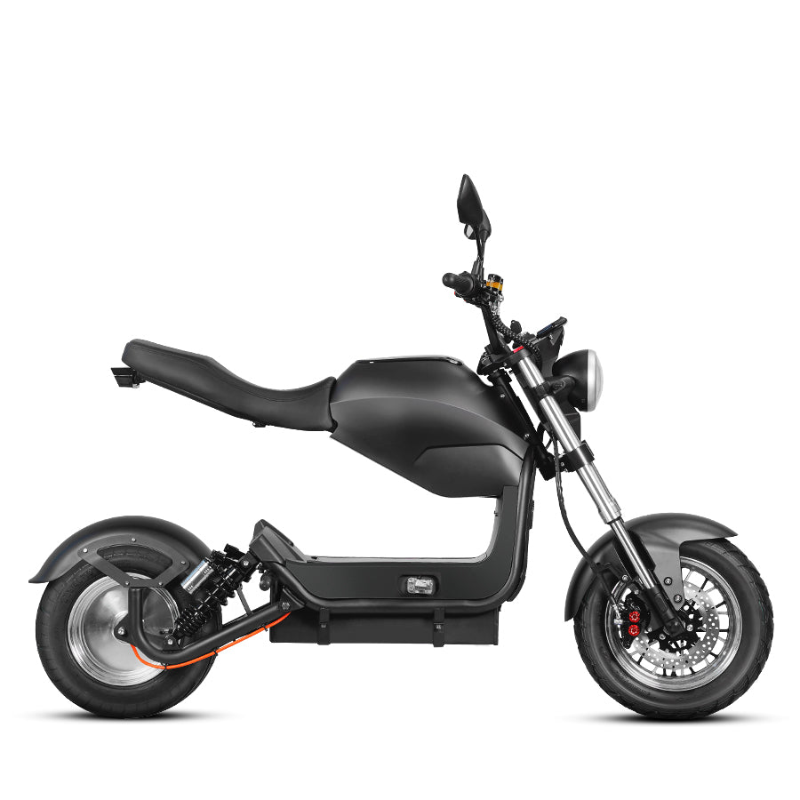 Eahora M11 2000W Electric Scooter With 60V 30AH 1.8KWH Battery - 37MPH - Black