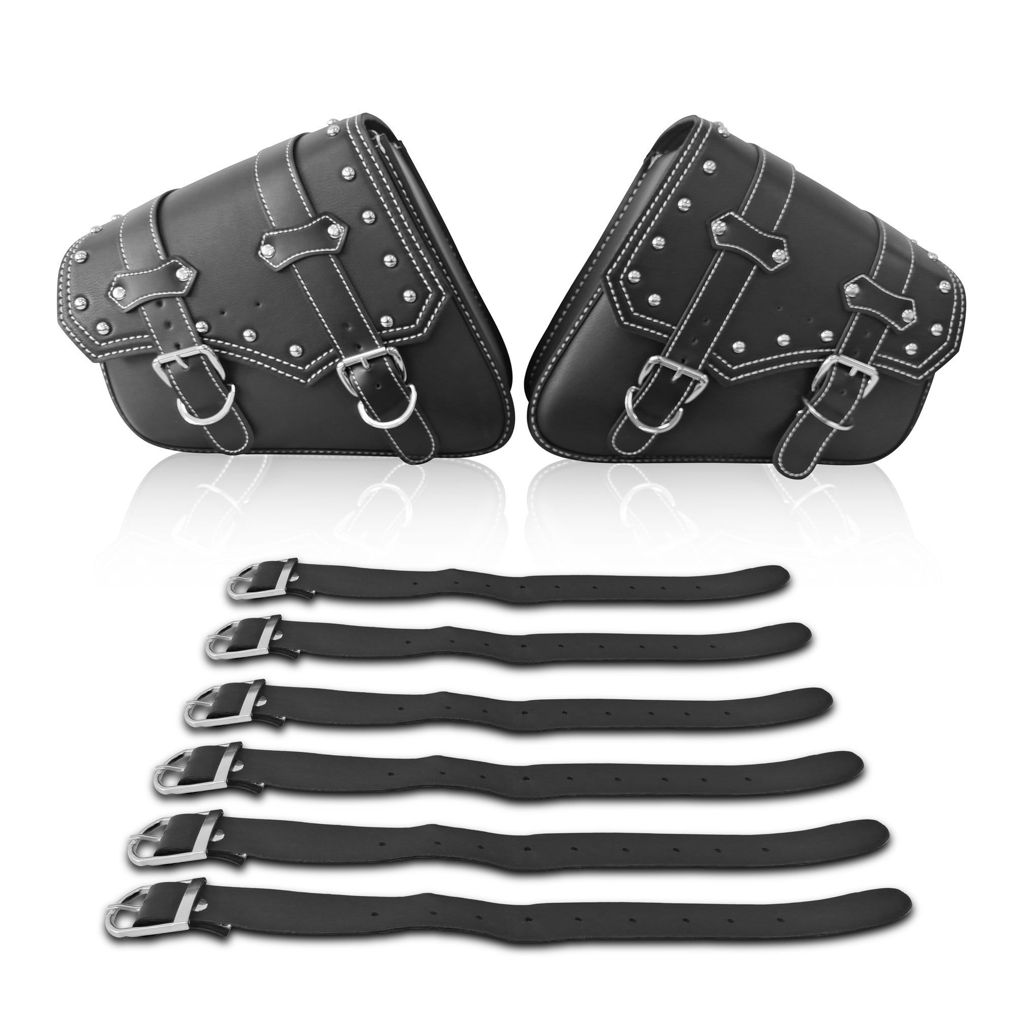 Leather Saddle Bags - Eahora Scooter