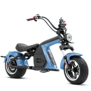 Eahora Emoto M8 2000W Electric Scooter With 60V 30AH 1.8KWH Battery - 37MPH - Crystal Blue