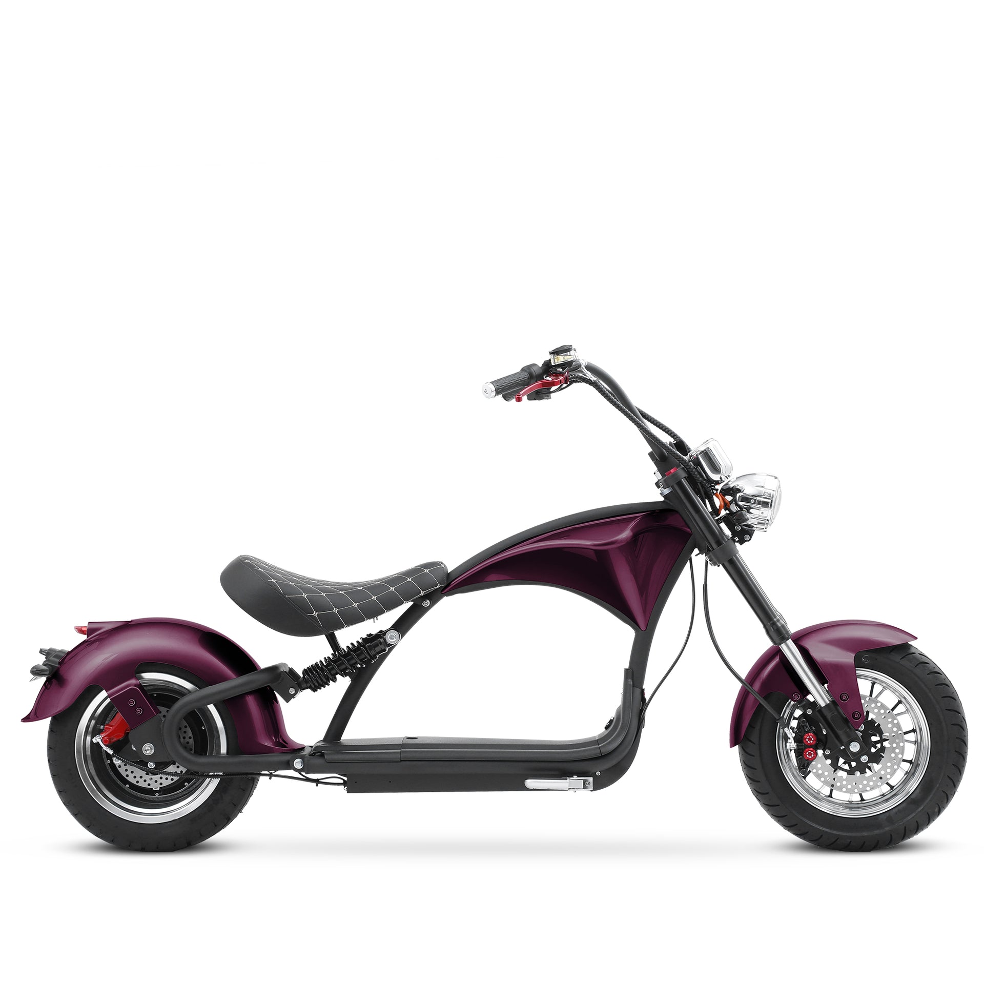 Eahora Emars M1P 2000W Electric Scooter With 60V 30AH 1.8KWH Battery - 37MPH -Purple