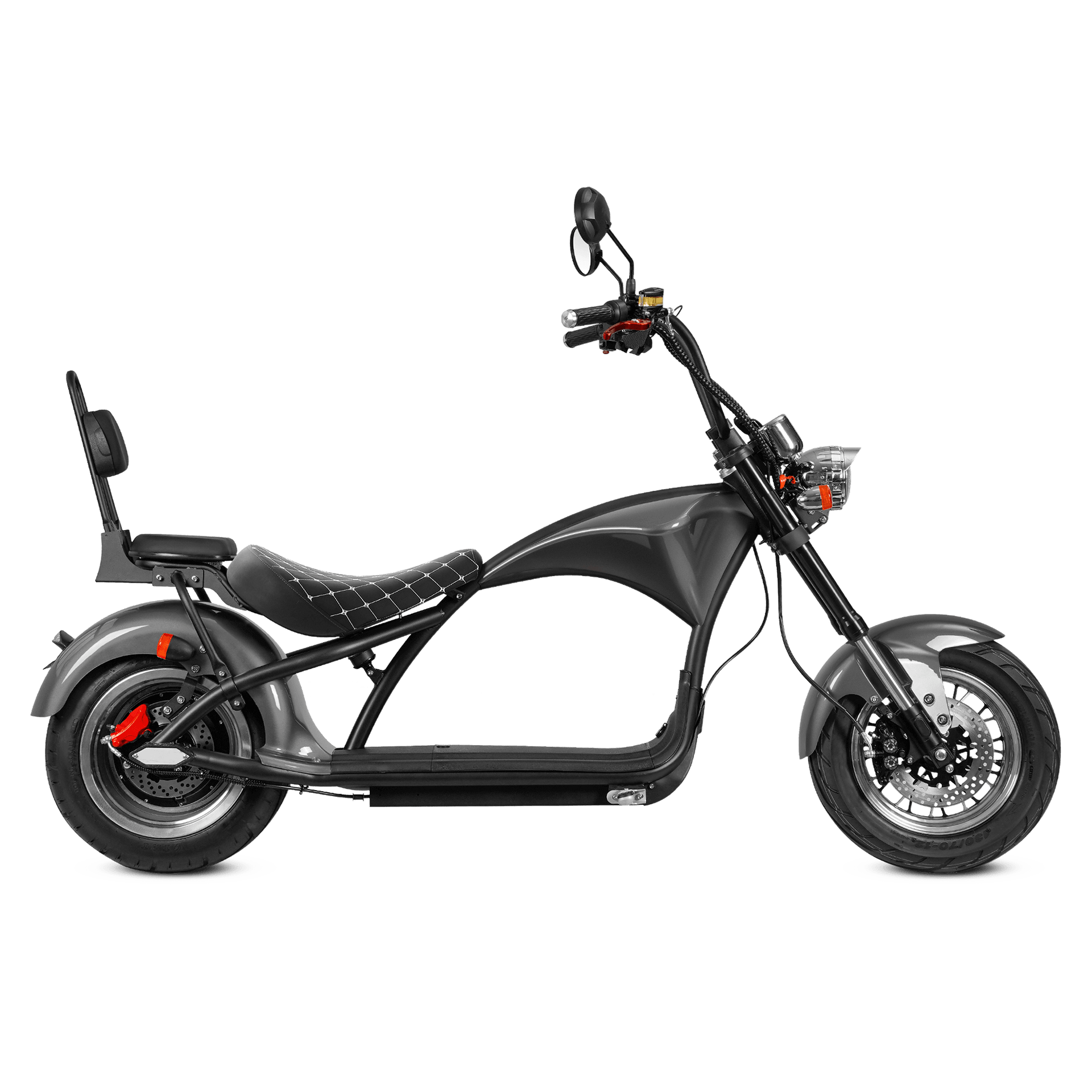 2000W Fat Tire Electric Scooter Chopper - Eahora Two-seat M1