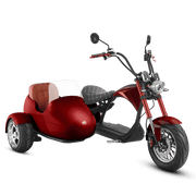 Motorcycle With Sidecar_2000W Electric Trike Scooter_Garnet