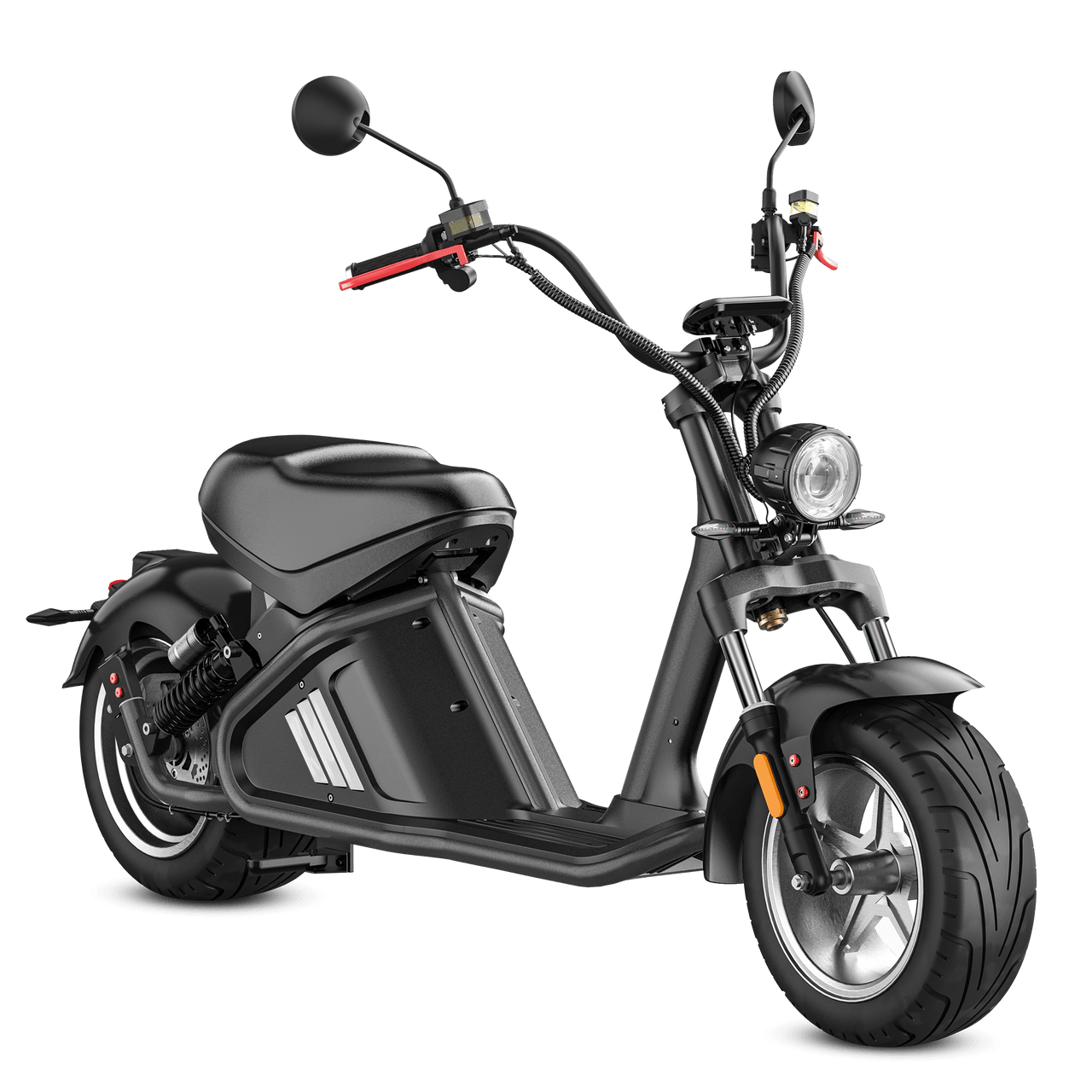 3000W Electric Fat Tire Scooter_ Fast Electric Scooter_Eahora Etwister M2_Black2